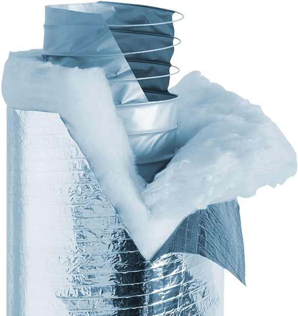 Friction and turbulence can have a great effect on the energy lost through flexible ductwork.