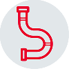 Icon for properly installed refrigeration pipework