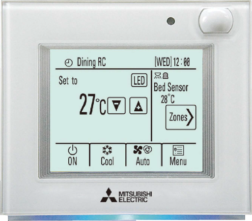 PAC-ZC80L Mitsubishi Electric wall mounted zone controller